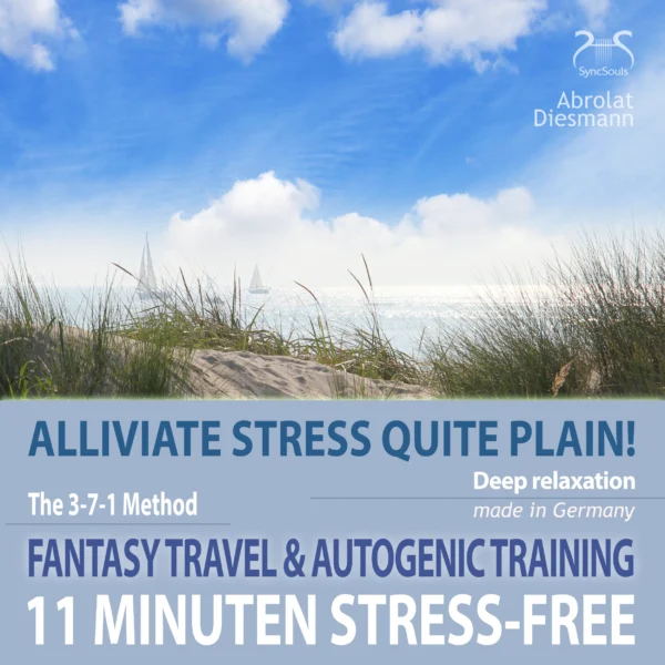 Cover: 11 Minutes Stress-Free - Alliviate Stress quite plain!