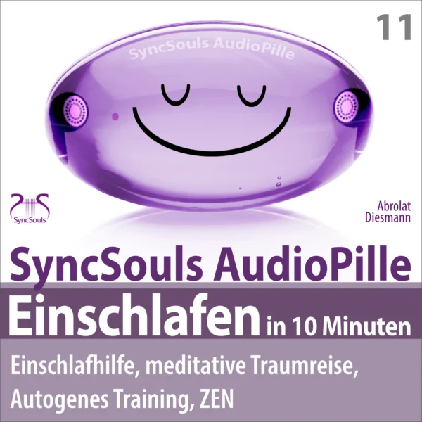Cover: Einschlafen in 10 Minuten (SyncSouls AudioPille)