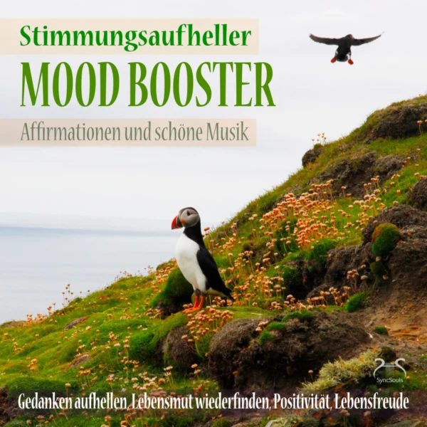 Cover: Mood Booster (Stimmungsaufheller) Affirmationen und schöne Musik - Gedanken aufhellen, Lebensmut wiederfinden, Positivität, Lebensfreude