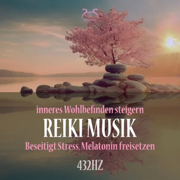 Cover: Reiki Musik (432 Hz) – Beseitigt Stress, Melatonin freisetzen, inneres Wohlbefinden steigern