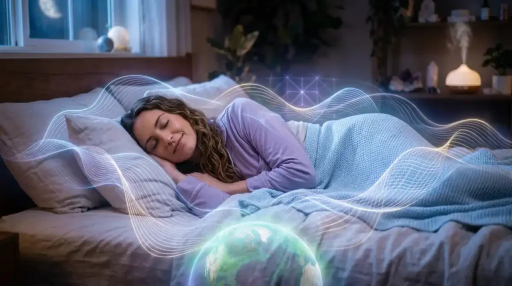 Schumann Frequenz Wirkung auf Schlaf und Gesundheit mit 7.83 Hz Erdfrequenz