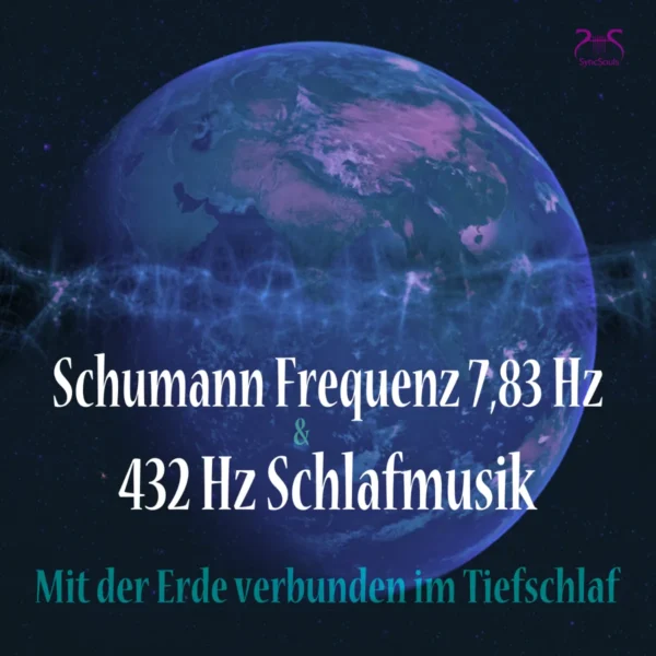 Schumann Frequenz 7,83 Hz & 432 Hz Schlafmusik – Mit der Erde verbunden im Tiefschlaf – Hörbuch Cover