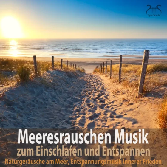 Cover: Meeresrauschen Musik zum Einschlafen und Entspannen: Naturgeräusche am Meer, Entspannungsmusik Innerer Frieden