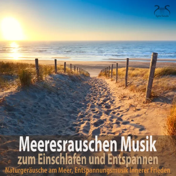 Meeresrauschen Musik zum Einschlafen und Entspannen: Naturgeräusche am Meer, Entspannungsmusik Innerer Frieden – Hörbuch Cover