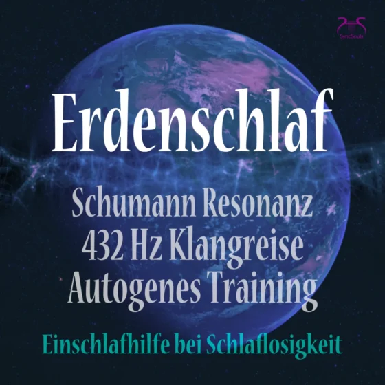 Cover: Erdenschlaf – Einschlafhilfe bei Schlaflosigkeit: Schumann-Resonanz, 432 Hz Klangreise & Autogenes Training